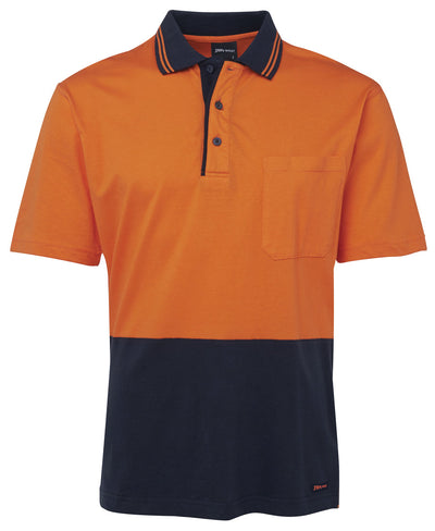 6CPHV-Jb'S Hi Vis S/S Cotton Polo