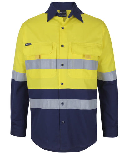 6DNRL-Jb'S Hi Vis (D+N) L/S Ripstop Fishing Shirt