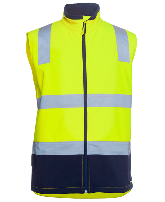 6DWV-Jb'S Hi Vis (D+N) Three Layer Softshell Vest