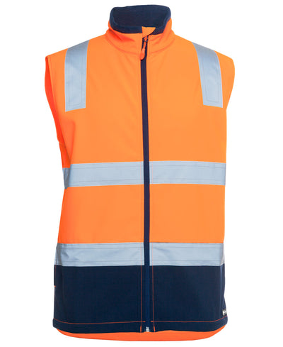 6DWV-Jb'S Hi Vis (D+N) Three Layer Softshell Vest