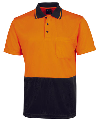 6HJNC-Jb'S Hi Vis 4602.1 Jacquard Non Cuff Polo