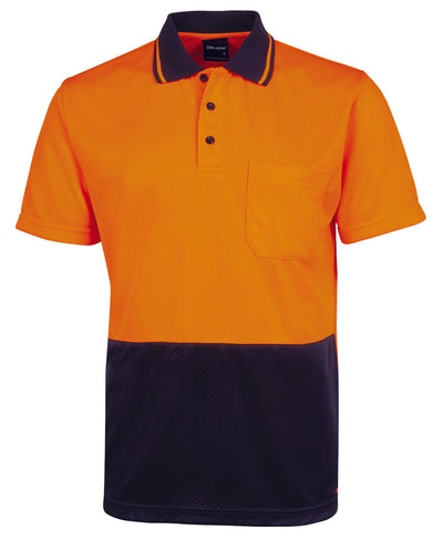6HJNC-Jb'S Hi Vis 4602.1 Jacquard Non Cuff Polo