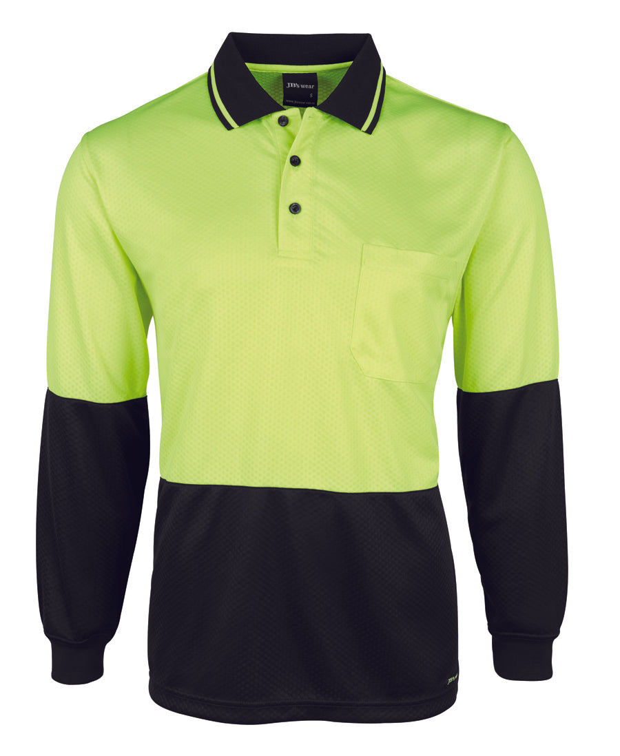 6HJNL-Jb'S Hi Vis 4602.1 L/S Jacquard Polo