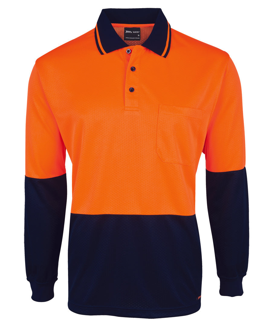 6HJNL-Jb'S Hi Vis 4602.1 L/S Jacquard Polo