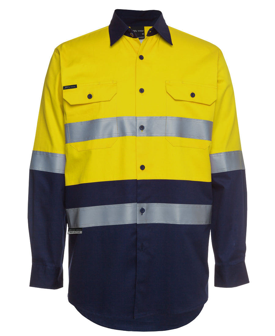6HLS-Jb'S Hi Vis (D+N) L/S 190G Shirt