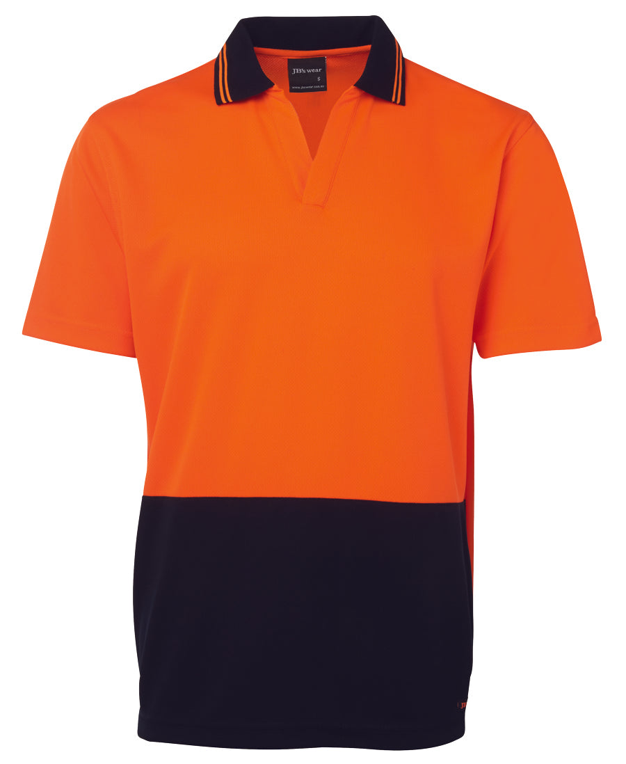 6HNB-Jb'S Hi Vis 4602.1 S/S Non Button Polo