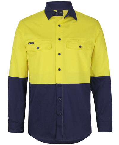 6HSWL-Jb'S Hi Vis L/S Stretch Work Shirt
