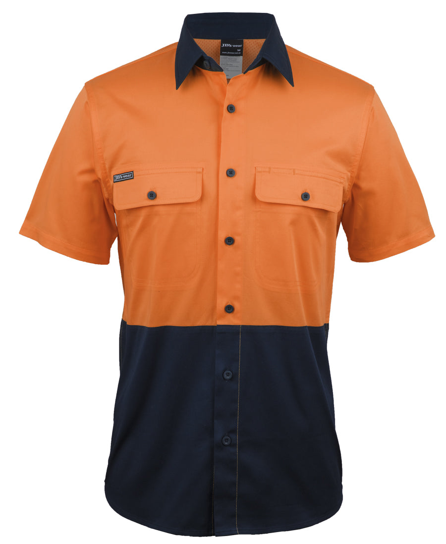 6HSWS-Jb'S Hi Vis S/S Stretch Work Shirt