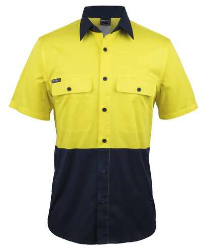 6HSWS-Jb'S Hi Vis S/S Stretch Work Shirt