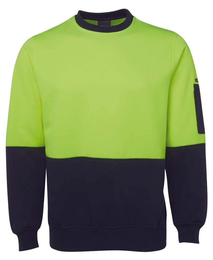 6HVCN-Jb'S Hi Vis Fleecy Crew