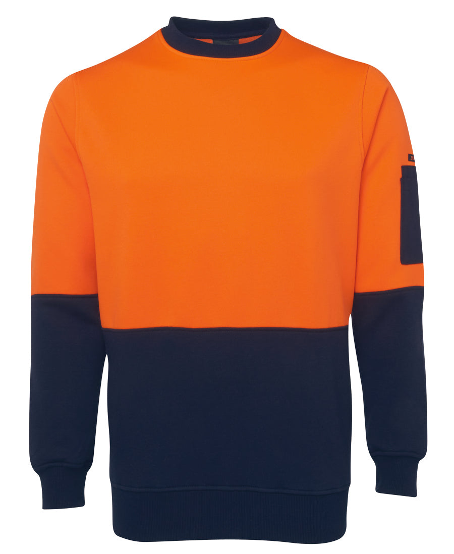6HVCN-Jb'S Hi Vis Fleecy Crew