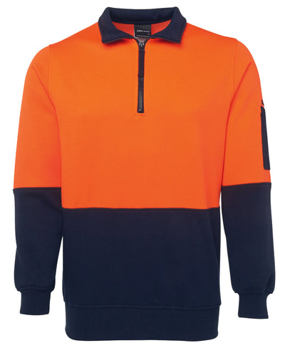 6HVFH-Jb'S Hi Vis 45323 Zip Fleecy