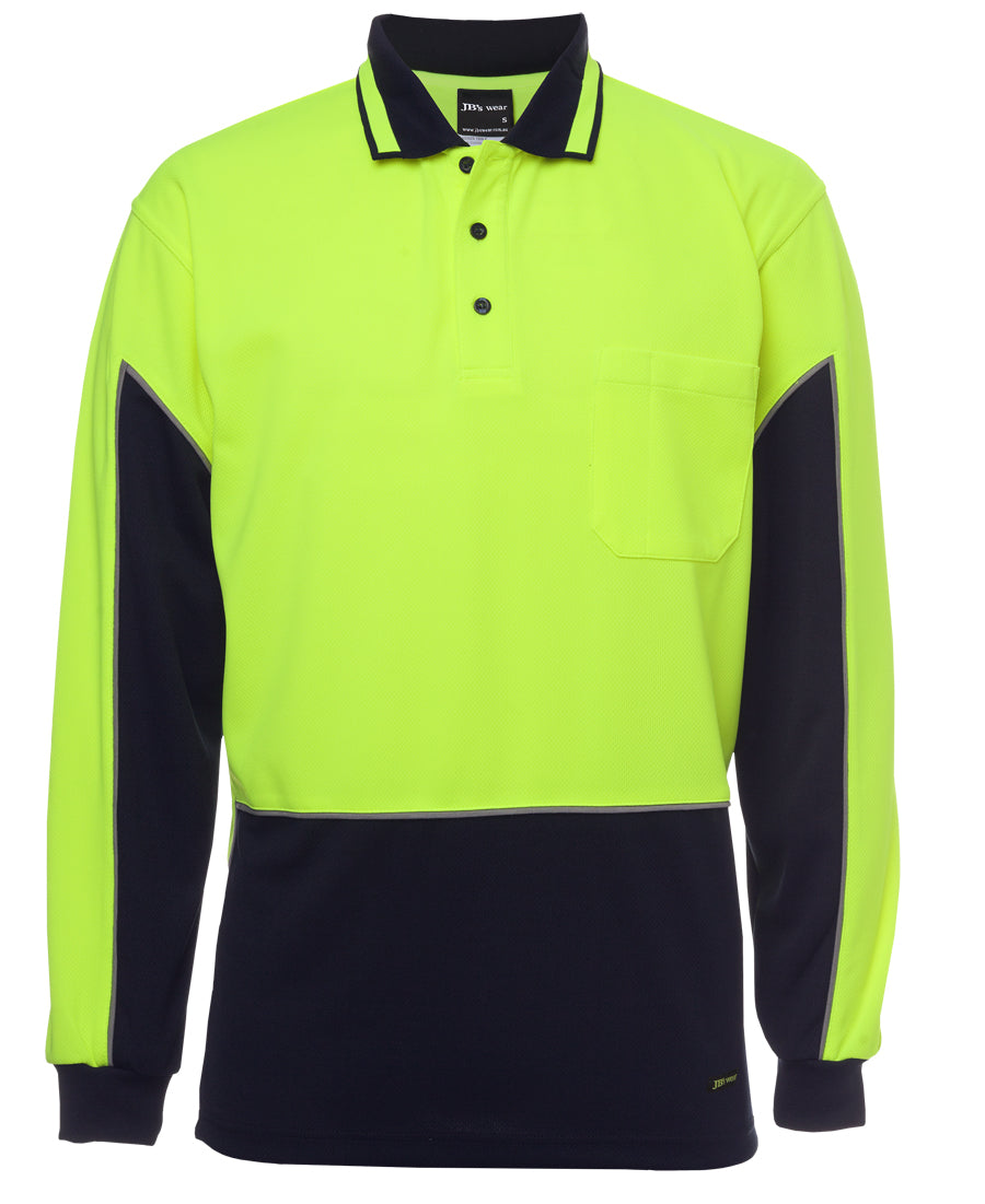 6HVGL-Jb'S Hi Vis 4602.1 L/S Gap Polo
