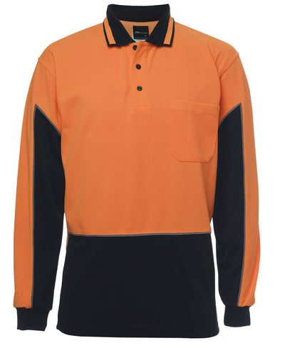 6HVGL-Jb'S Hi Vis 4602.1 L/S Gap Polo