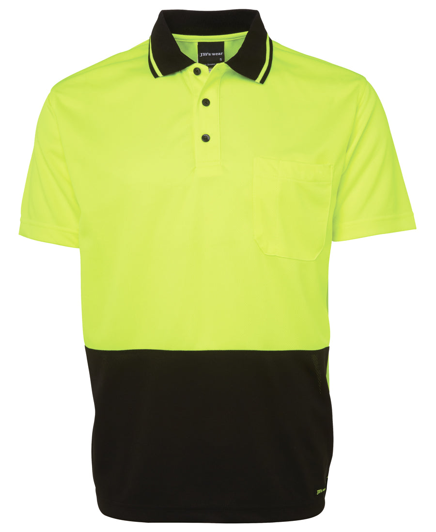 6HVNC-Jb'S Hi Vis 4602.1 Non Cuff Trad Polo