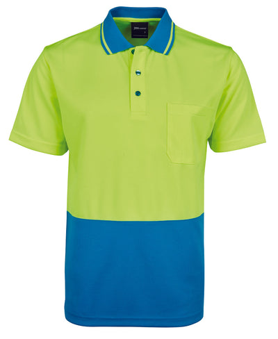 6HVNC-Jb'S Hi Vis 4602.1 Non Cuff Trad Polo