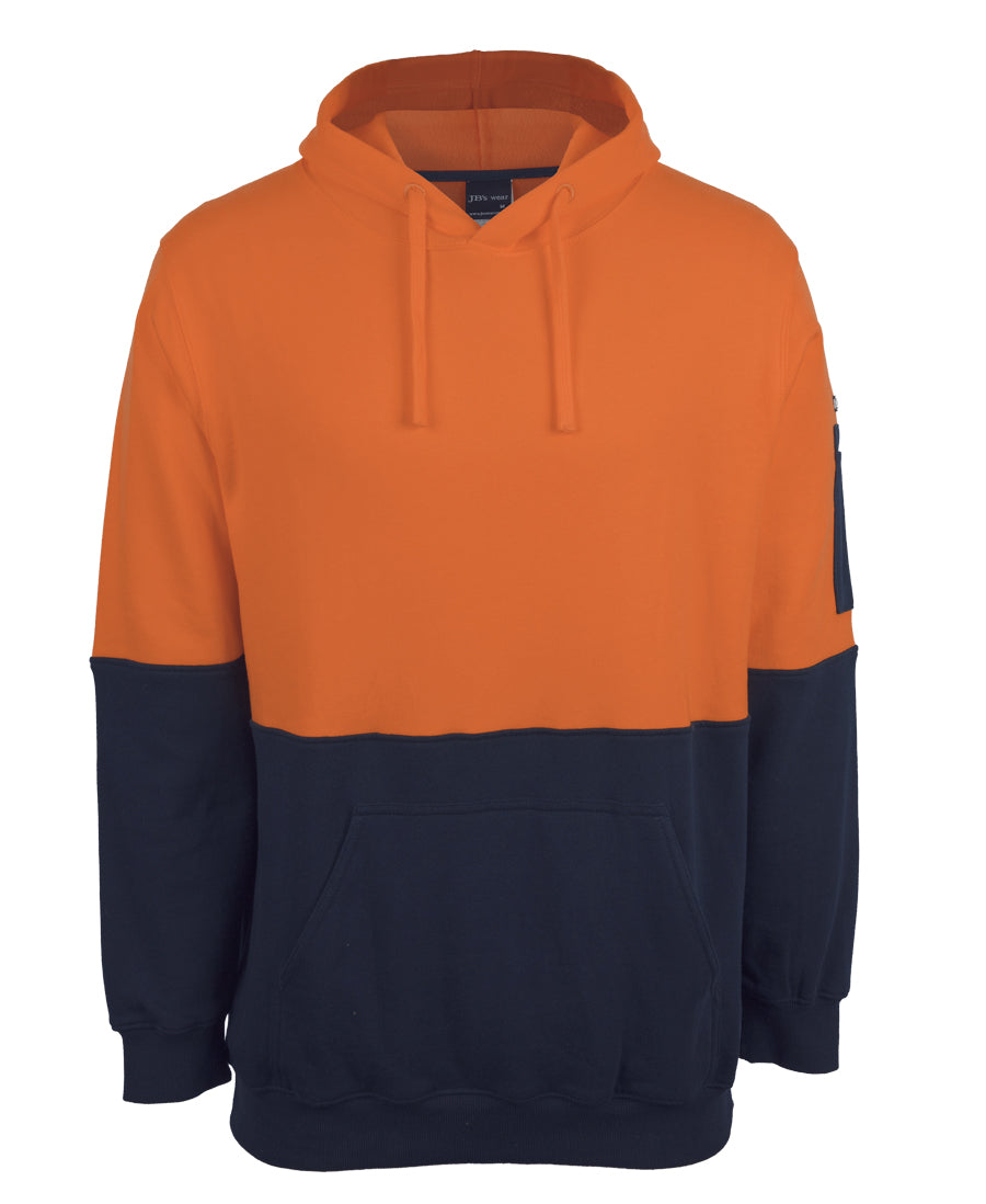 6HVPM-Jb'S Hi Vis 310 Cotton Pull Over Fleece Hoodie