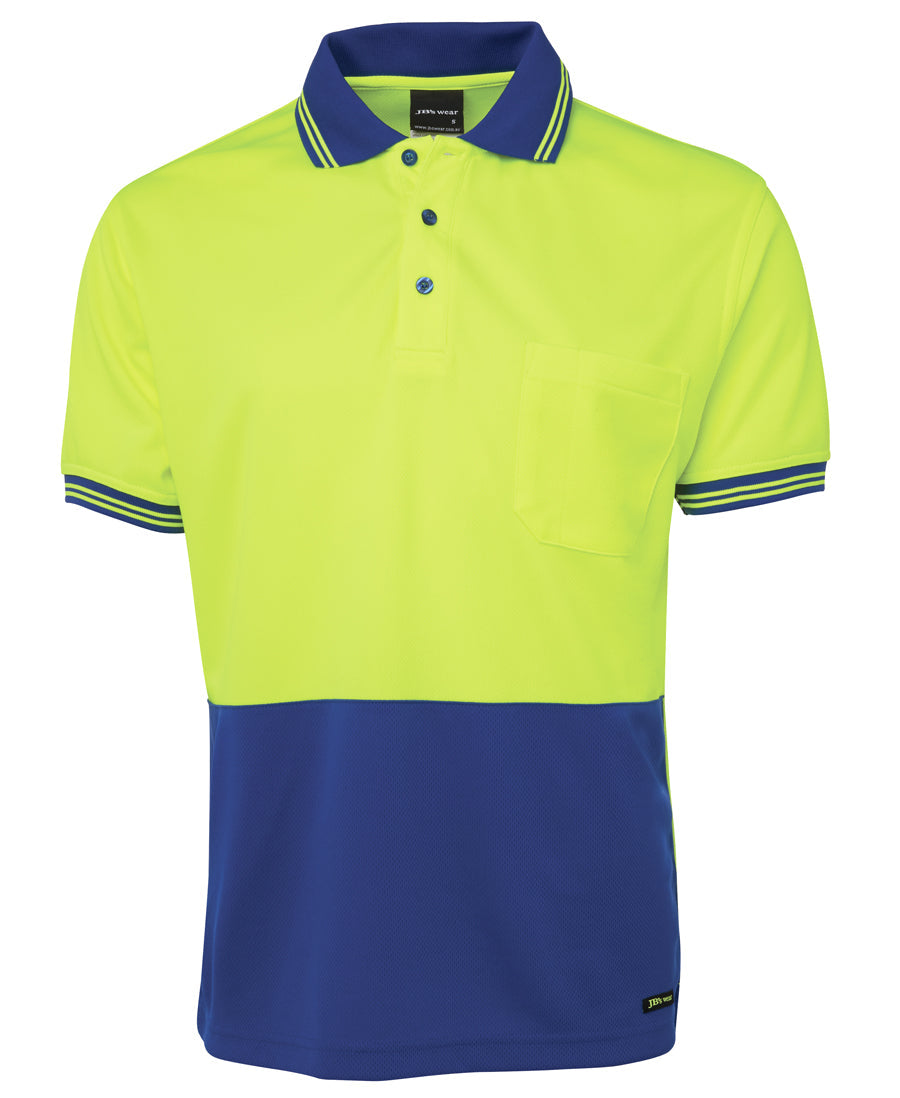 6HVPS-Jb'S Hi Vis S/S Trad Polo
