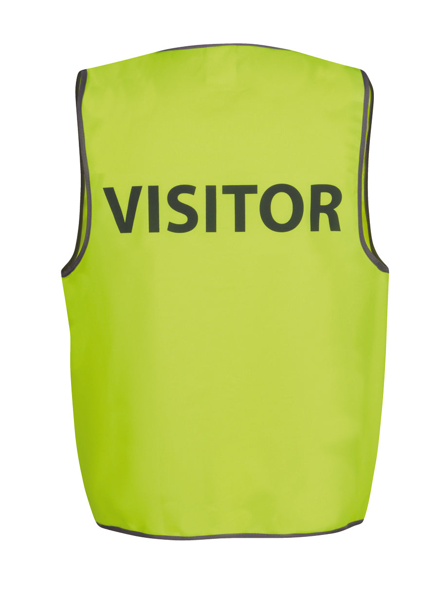 6HVS7-Jb'S Hi Vis Safety Vest Print Visitor