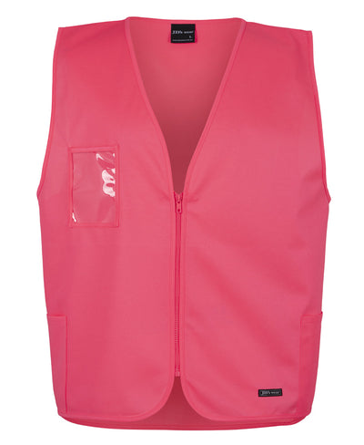 6HVSZ-Jb'S Hi Vis Zip Safety Vest