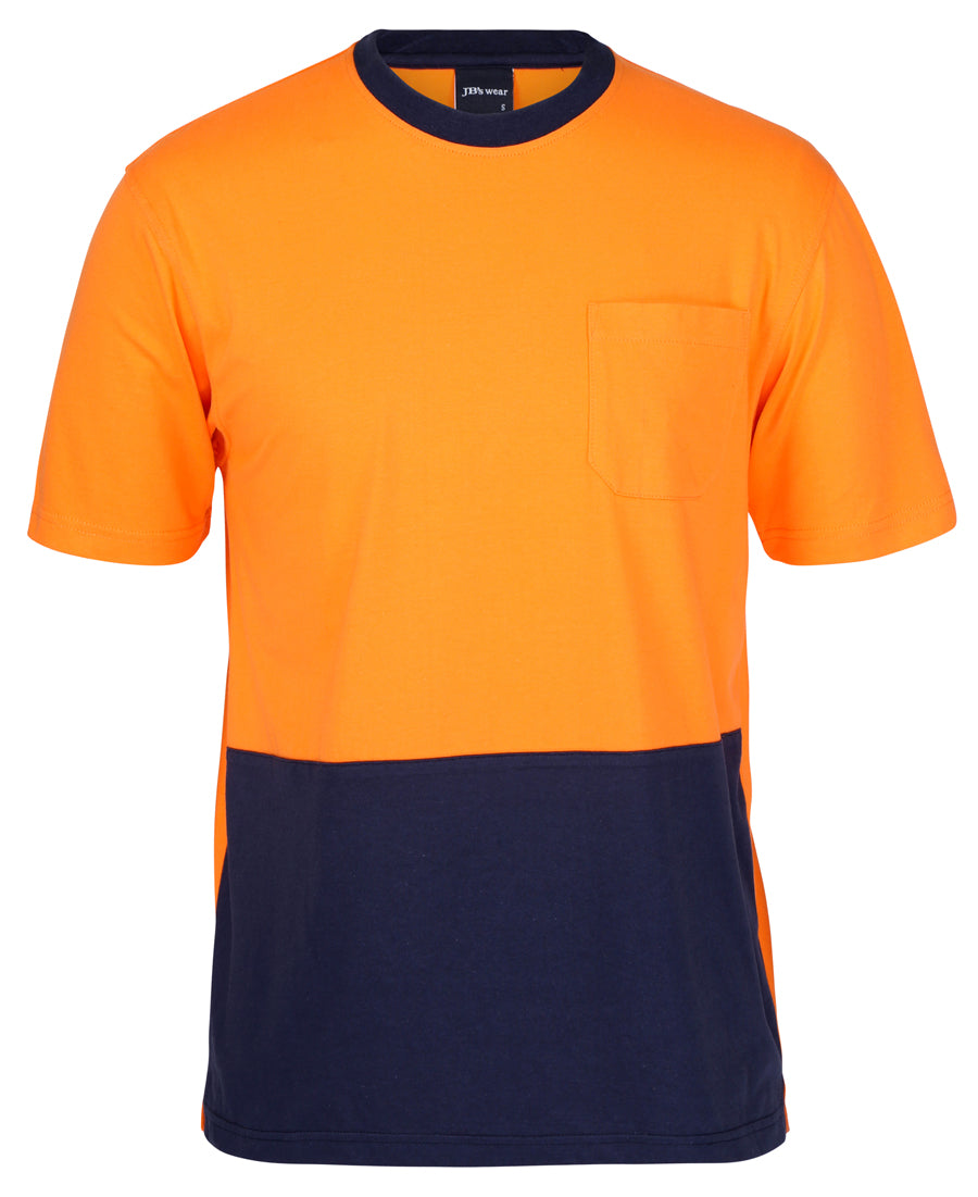6HVTC-Jb'S Hi Vis Crew Neck Cotton T