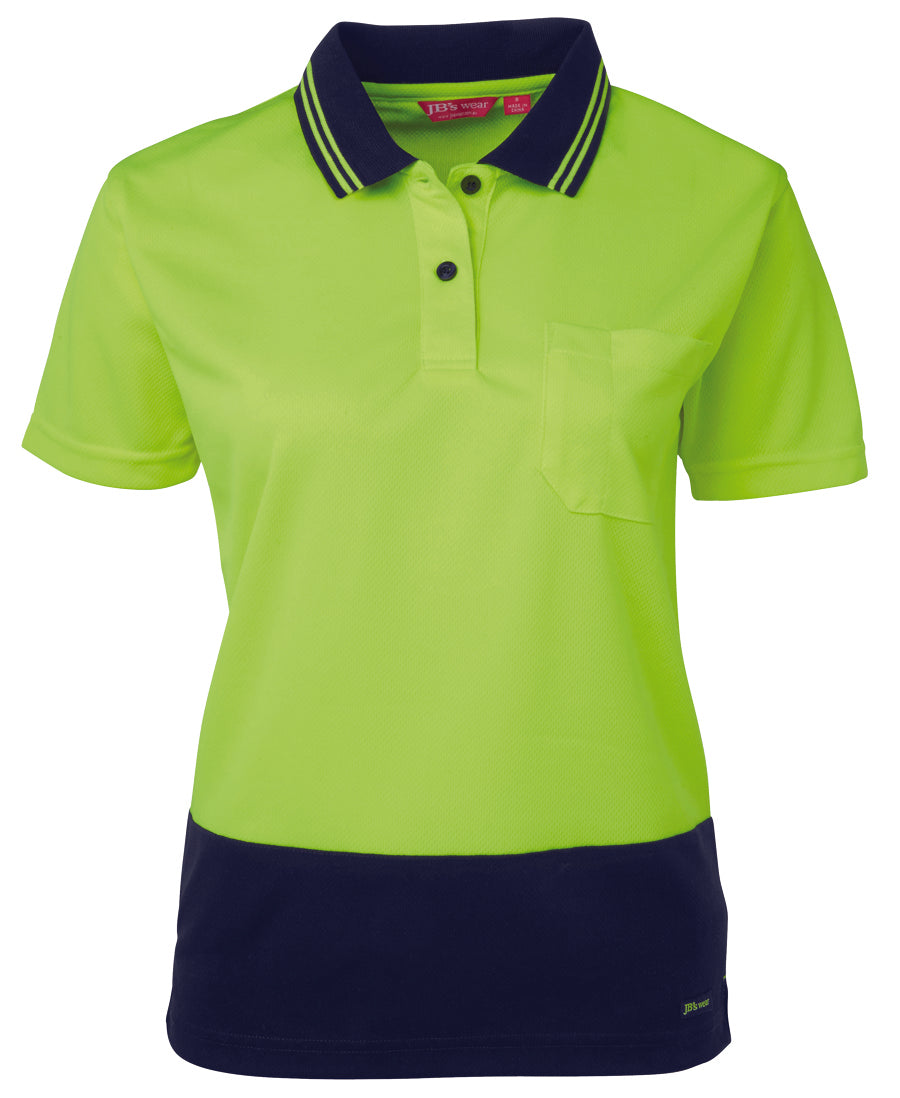 6LHCP-Jb'S Ladies Hi Vis S/S Comfort Polo