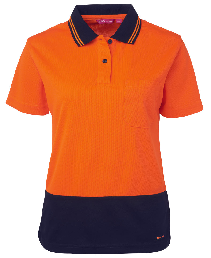 6LHCP-Jb'S Ladies Hi Vis S/S Comfort Polo