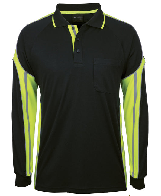 6SPPL-Jb'S L/S Street Panel Polo