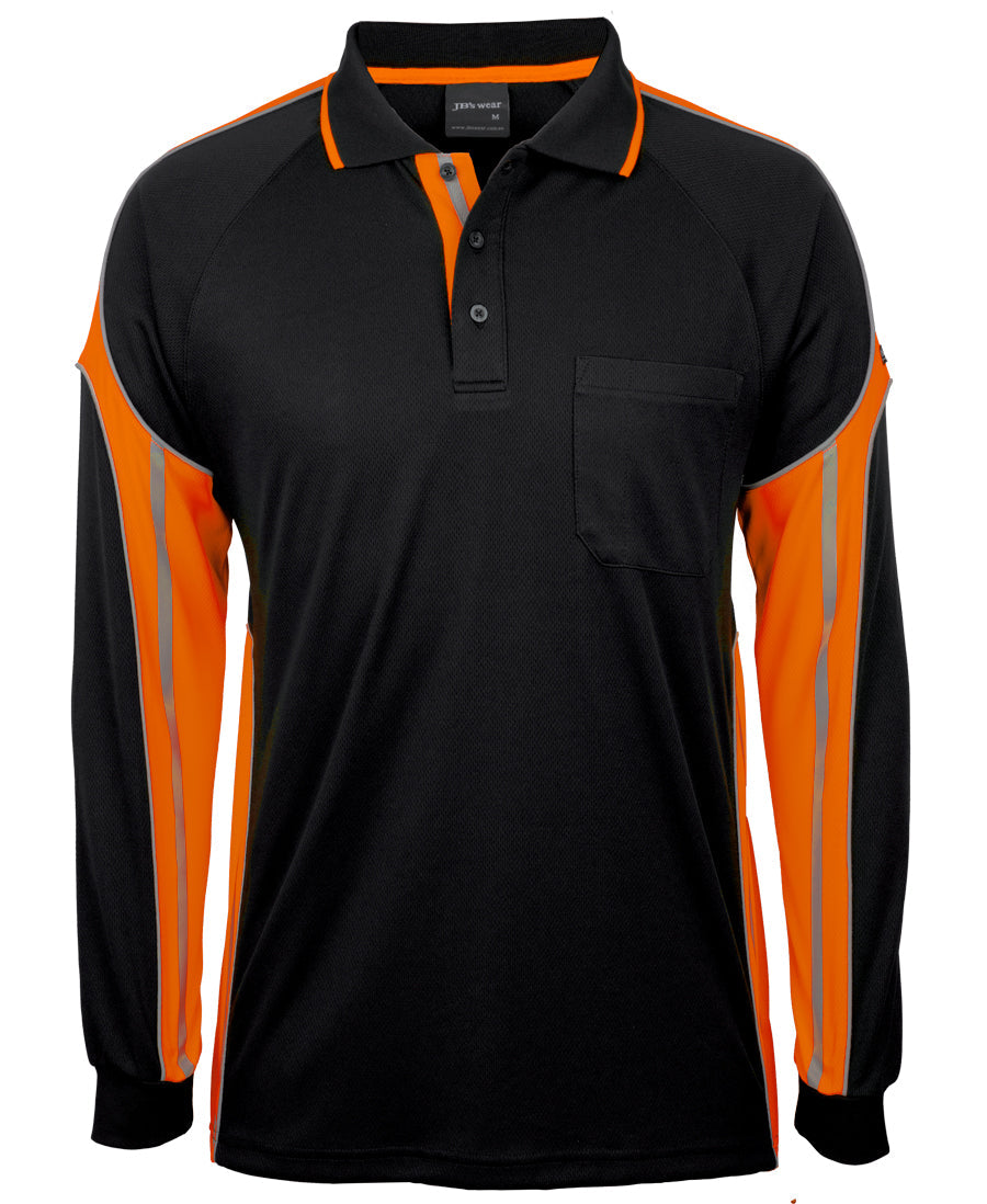 6SPPL-Jb'S L/S Street Panel Polo