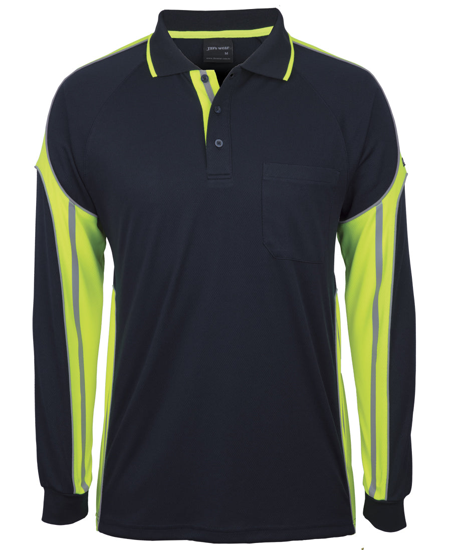 6SPPL-Jb'S L/S Street Panel Polo
