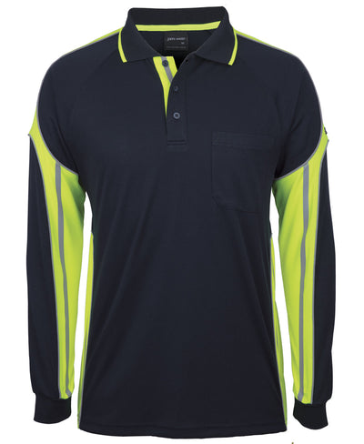 6SPPL-Jb'S L/S Street Panel Polo