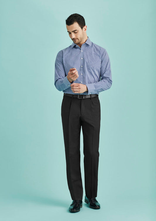 70111S-Cool Stretch Mens One Pleat Pant Stout