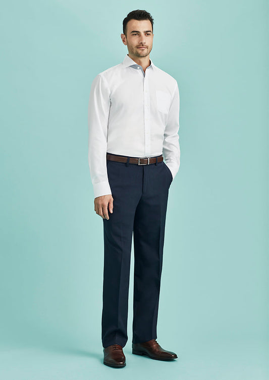 70112S-Cool Stretch Mens Flat Front Pant Stout