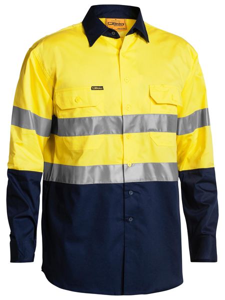 Taped Hi Vis Cool Lightweight Long Sleeve Shirt