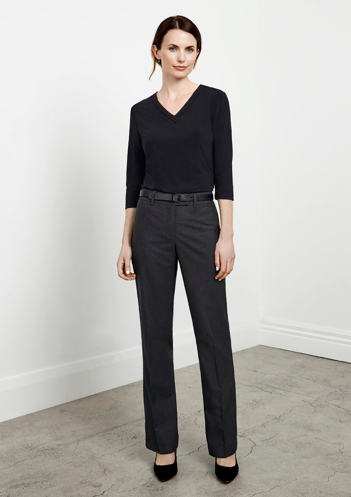 BS29320-Ladies Classic Flat Front Pant