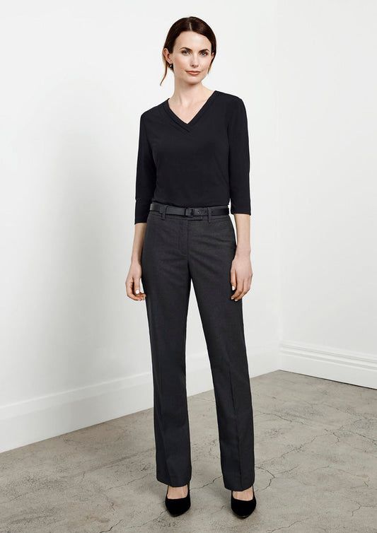 BS29320-Ladies Classic Flat Front Pant