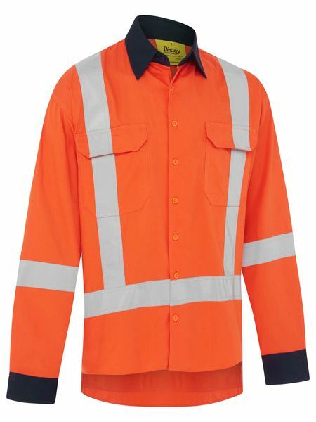 X Taped Hi Vis Ttmc Cool Lightweight Drill Shirt