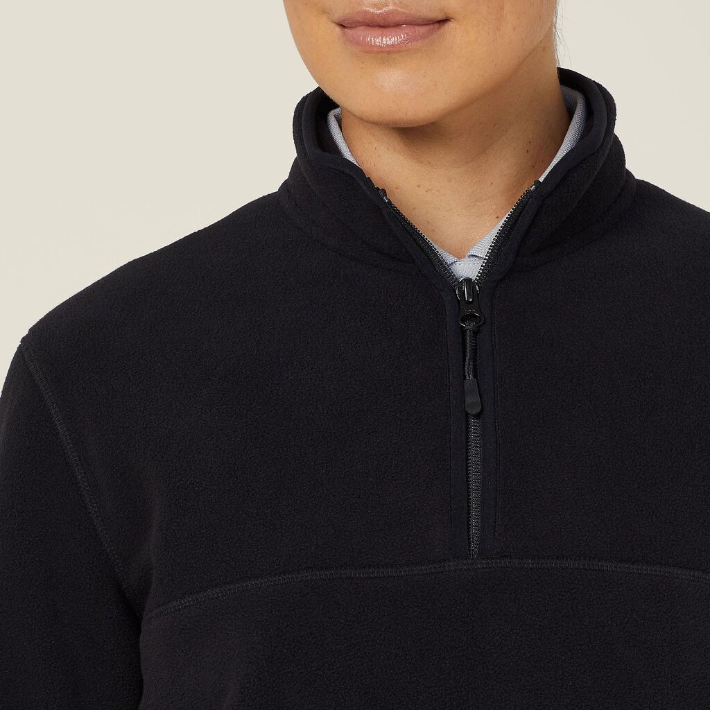 POLAR FLEECE ZIP NECK PULLOVER