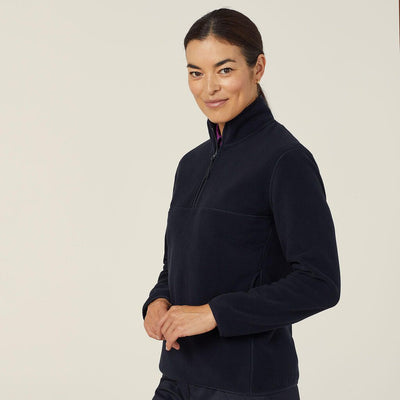 POLAR FLEECE ZIP NECK PULLOVER