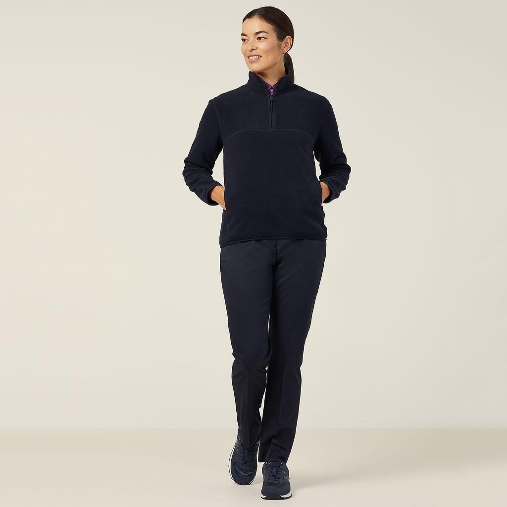 POLAR FLEECE ZIP NECK PULLOVER