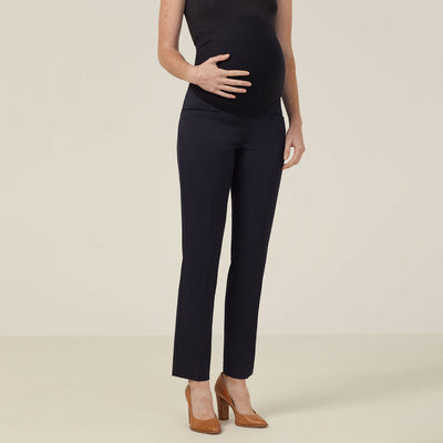 POLY VISCOSE STRETCH TWILL MATERNITY PANT