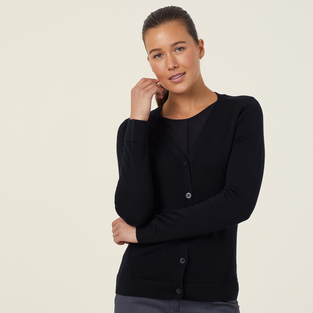 MERINO WOOL DETAIL CARDIGAN