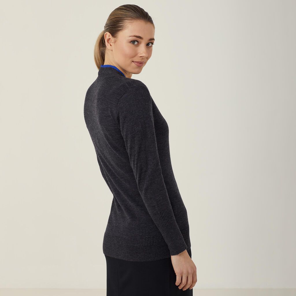 MERINO WOOL LONG LENGTH CARDIGAN