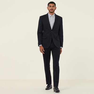 POLY VISCOSE STRETCH TWILL 2 BUTTON JACKET
