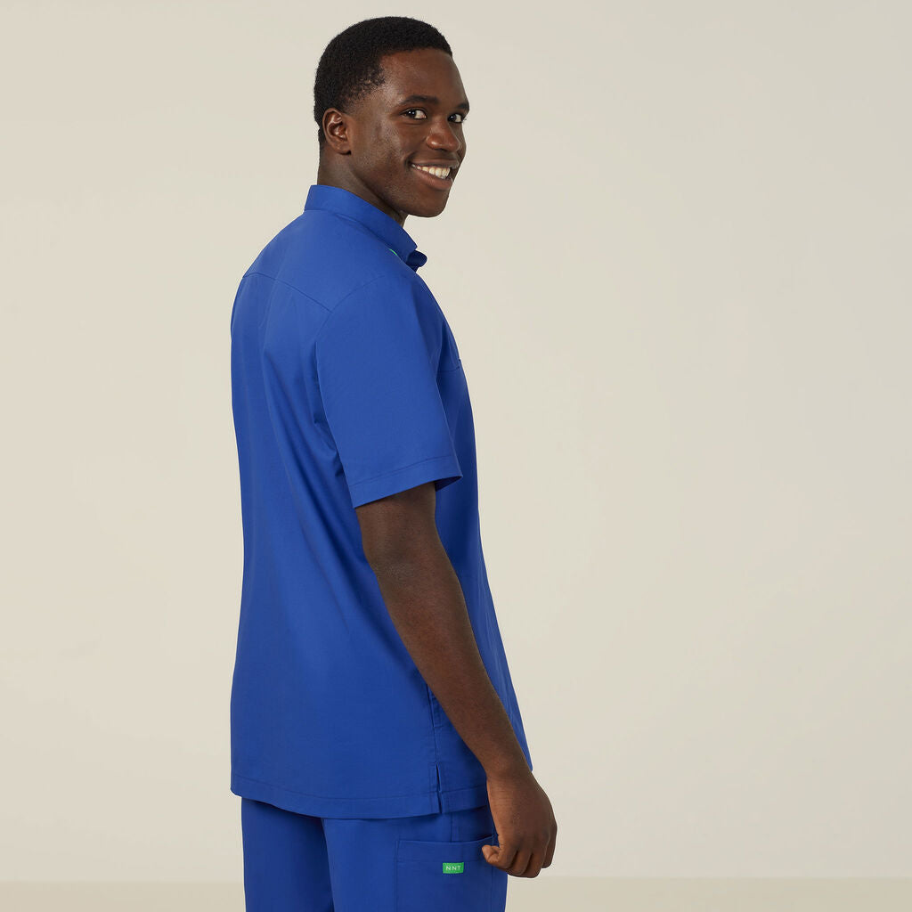 NEXT-GEN ANTIBACTERIAL ACTIVE DOHERTY MANDARIN COLLAR SCRUB TOP