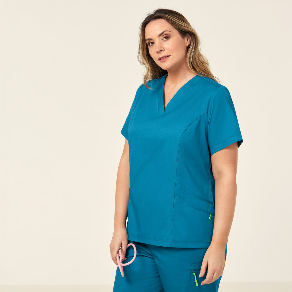 NEXT-GEN ANTIBACTERIAL ACTIVE FLORENCE SCRUB TOP