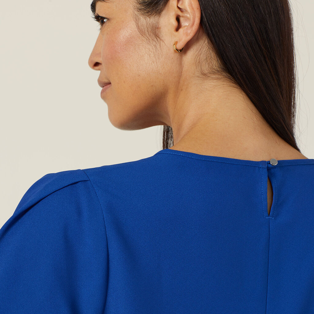 FRENCH GEORGETTE 3/4 SLEEVE TOP