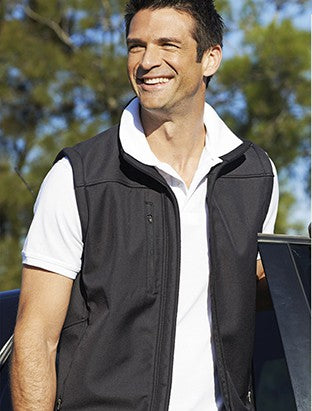 CJ1303-Mens Soft Shell Vest