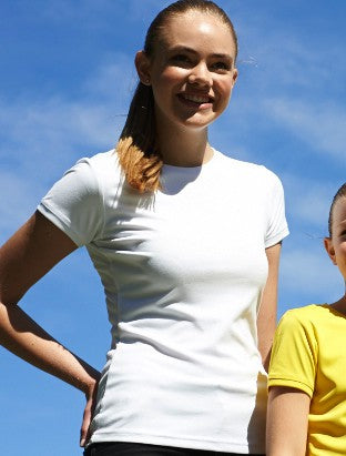 CT1422-Ladies Brushed Tee Shirt