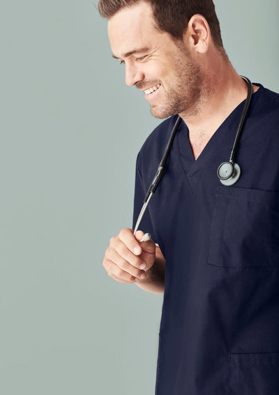 H10612-Unisex Classic Scrubs Top